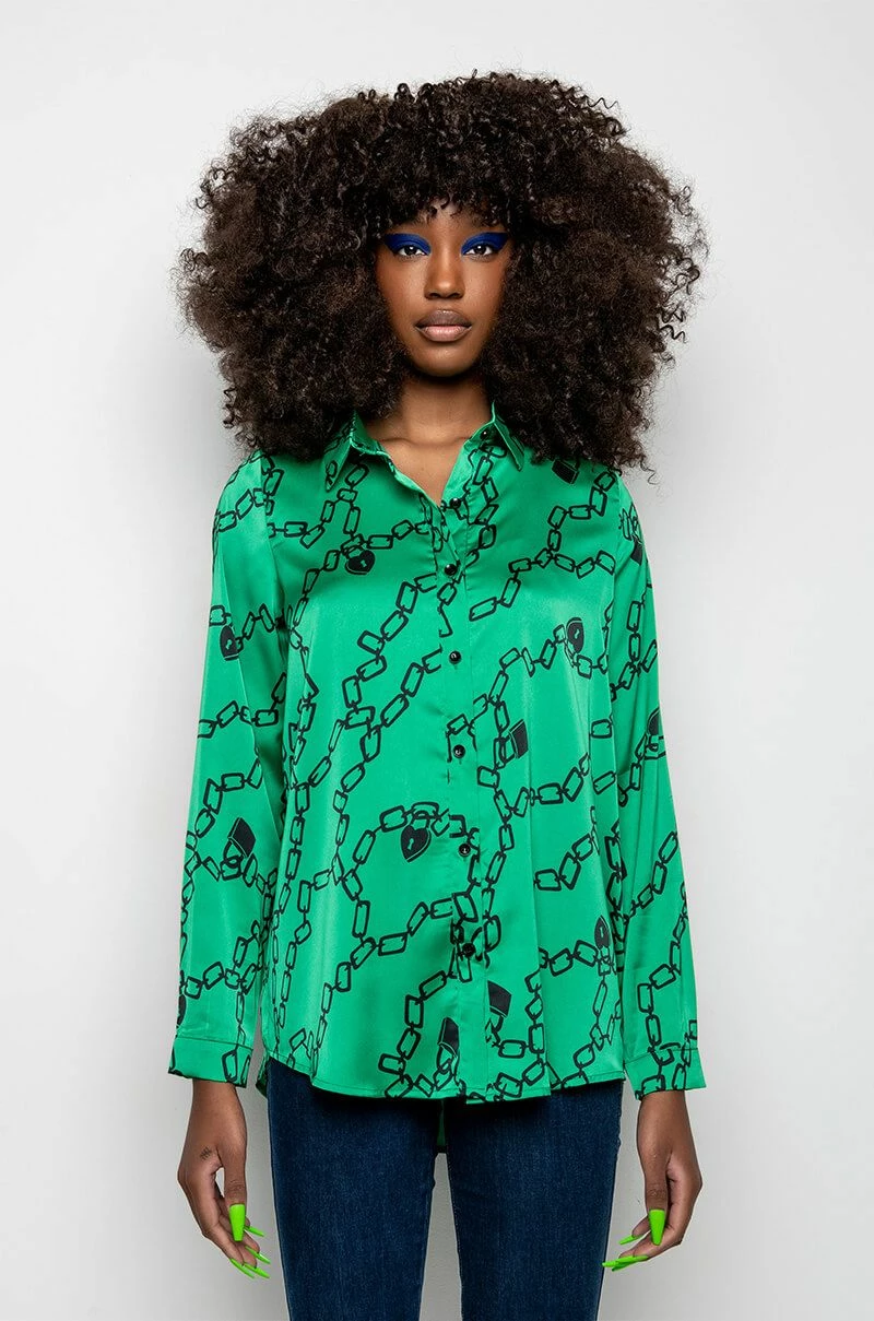 WHAT'S NEW BUTTON UP BLOUSE 4 WHAT'S NEW BUTTON UP BLOUSE - Image 4