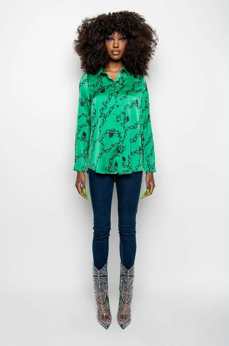 WHAT'S NEW BUTTON UP BLOUSE 8 WHAT'S NEW BUTTON UP BLOUSE - Image 8