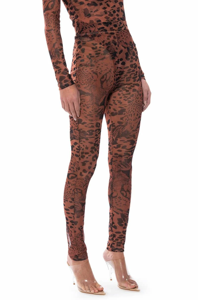 WILD CHEETAH PRINT LEGGINGS - Image 2