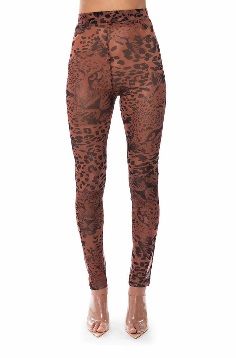WILD CHEETAH PRINT LEGGINGS - Image 4