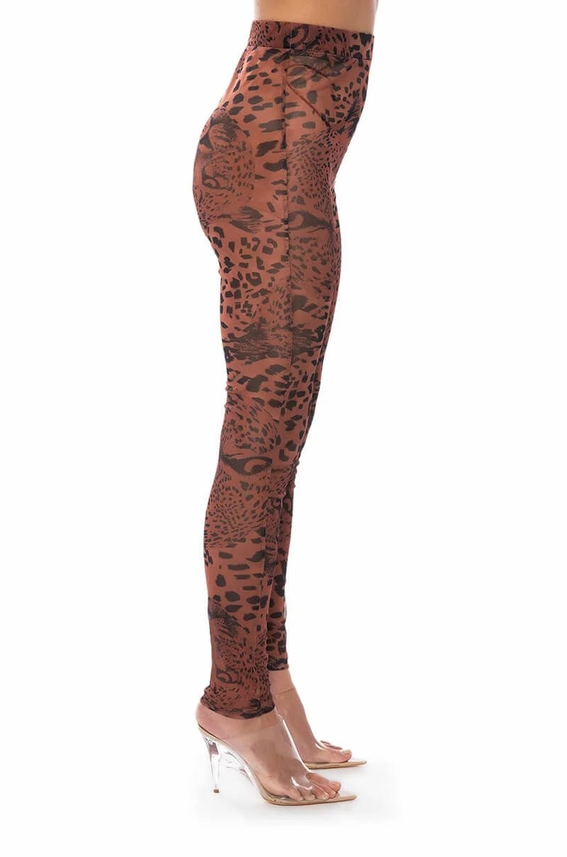 WILD CHEETAH PRINT LEGGINGS - Image 5