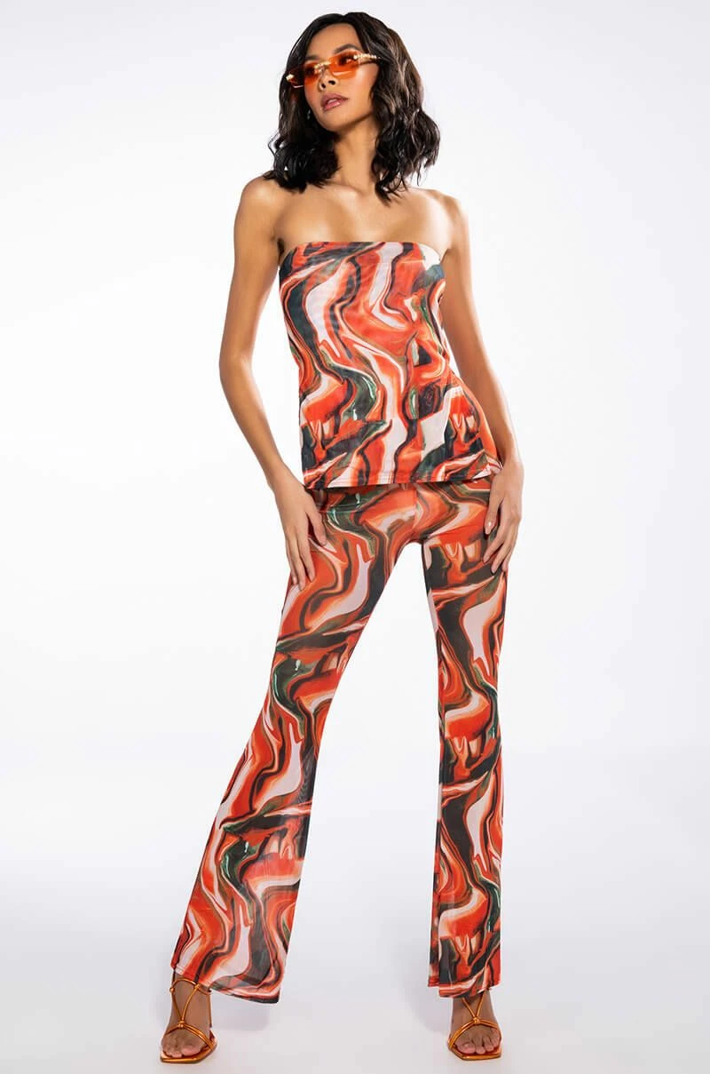 WILD WILD WEST MESH KICK FLARE PANT - Image 2
