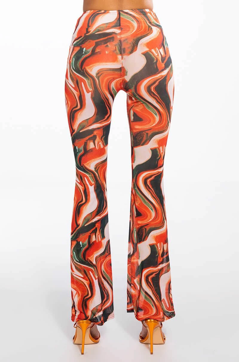 WILD WILD WEST MESH KICK FLARE PANT - Image 5