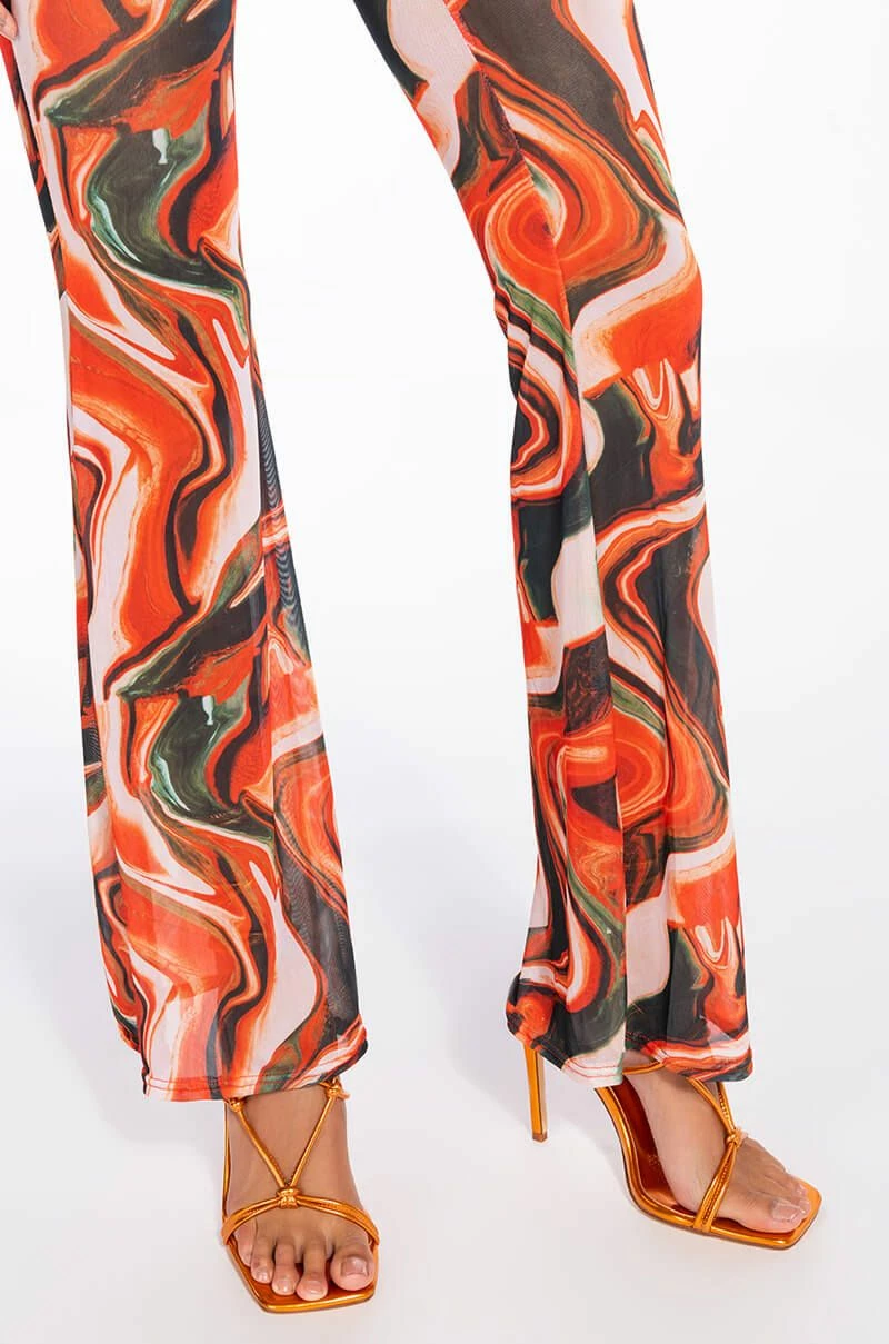 WILD WILD WEST MESH KICK FLARE PANT - Image 6