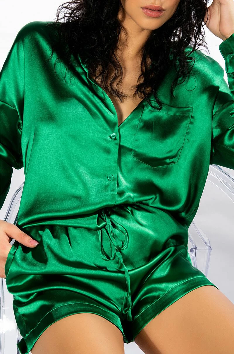 YOU WISH SATIN TIE SHORTS - Image 3